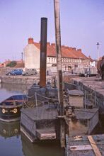 Bridgwater Dock - drag boat (1967)