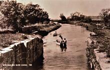 “Boating on Bude Canal”. 1920s or 1930s