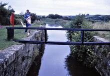 Roddsbridge Lock looking south. 24 August 1989