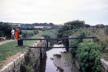 Whalesborough Lock, looking south. 24 August 1989