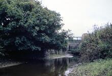 Whalesborough Lock, looking south. 24 August 1989