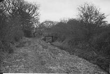 Bed of canal west of Vealand Incline.  April 1954.