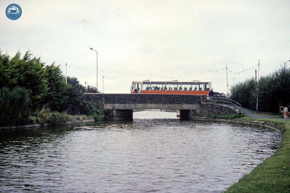 Bude. New bridge, looking northwest. 24 August 1989