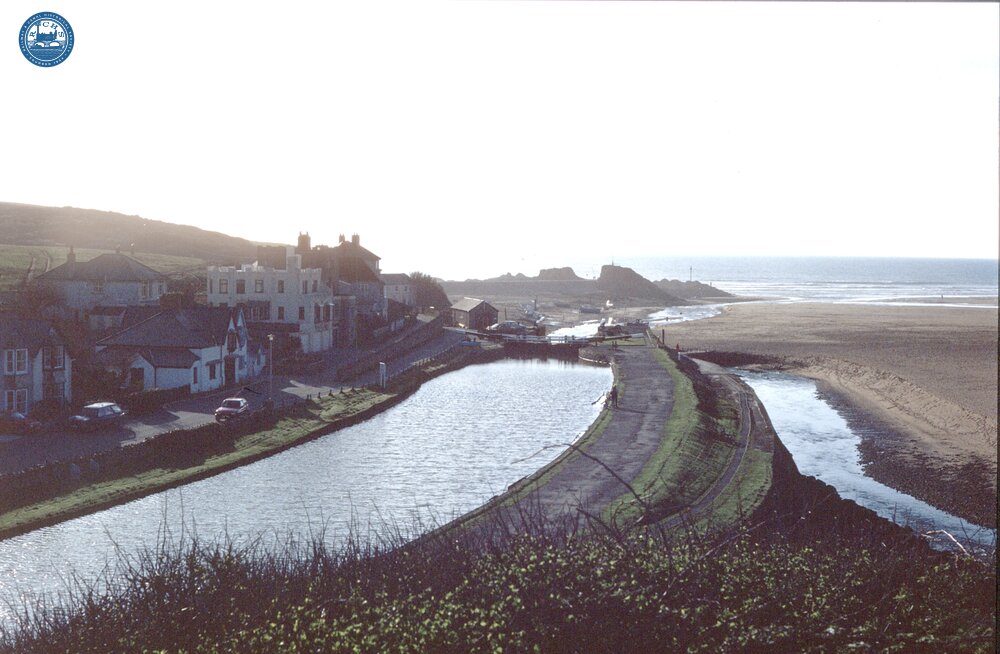 Bude Canal Basin. 21/04/1987