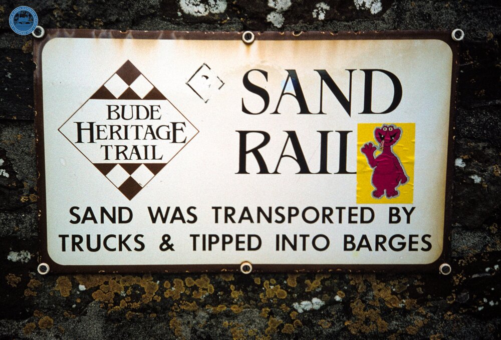 Bude 1992. Bude Heritage Trail Plaque