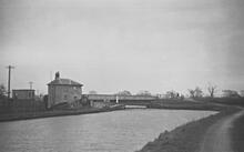 Countess Wear Swing Bridge. March 1958