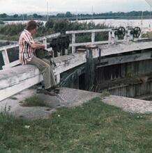 Topsham Lock. 1974