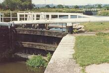 Exeter Canal. Double Locks. August 1987