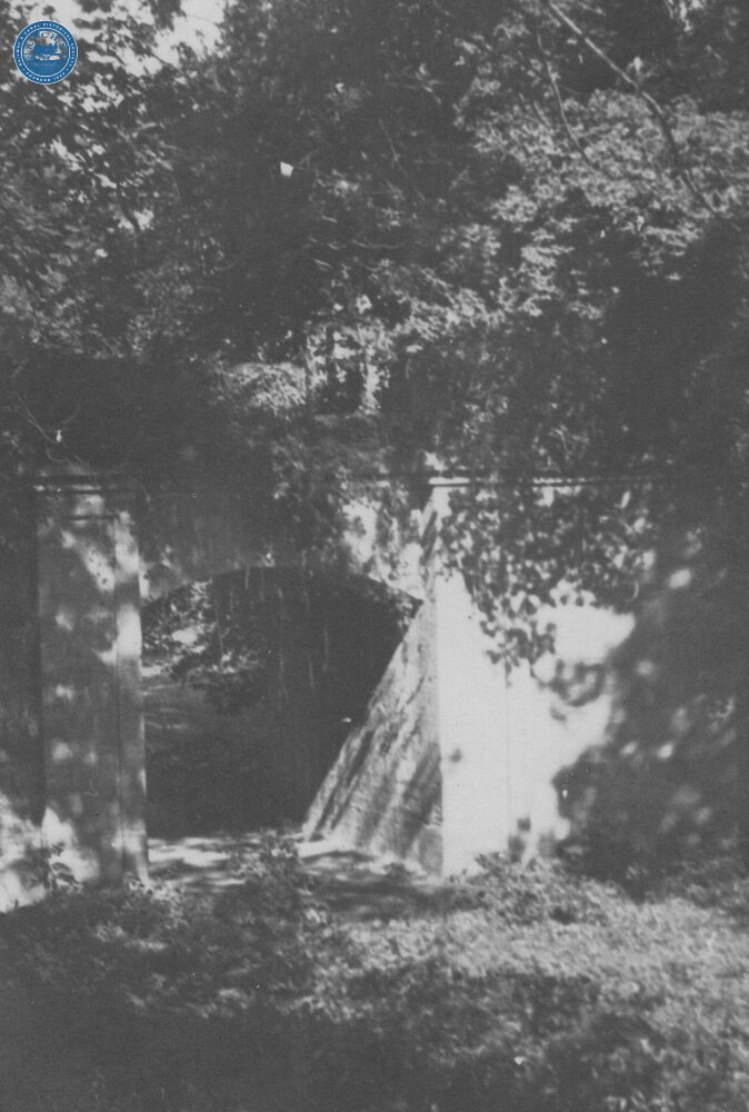 Aqueduct over drive to Nynehead Court. ca1930