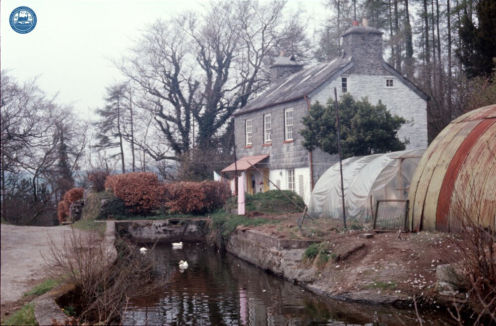 Morewellham end of the canal. April 1976