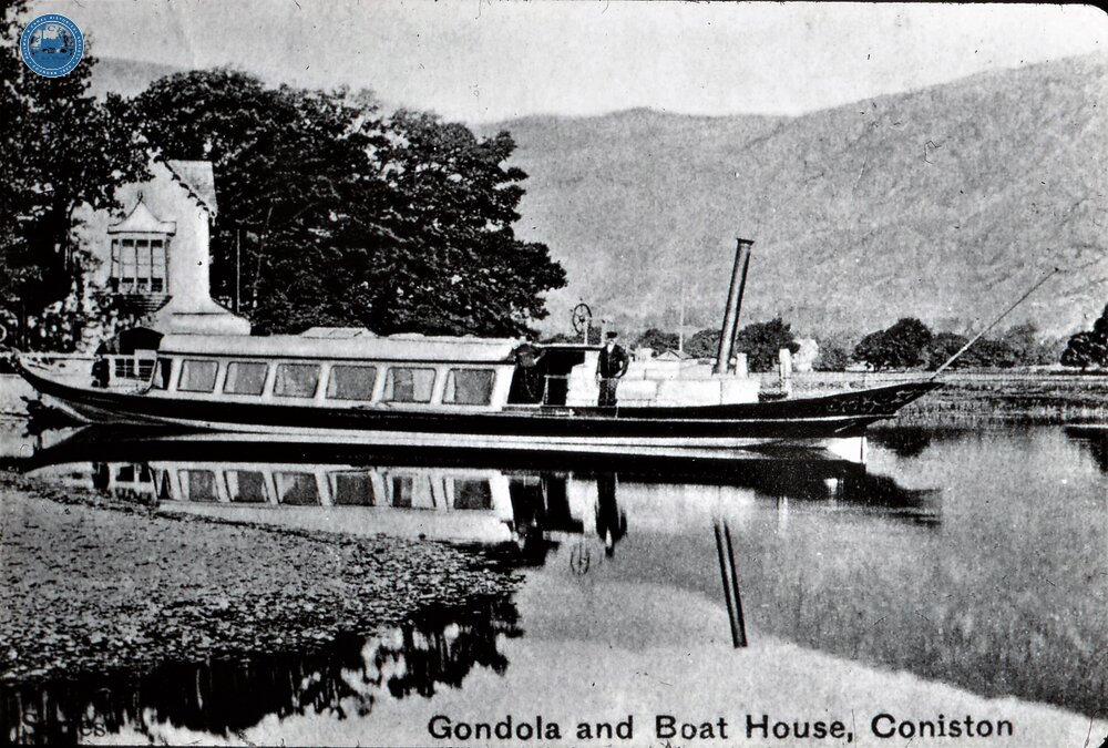Steam launch Gondola Lake Coniston