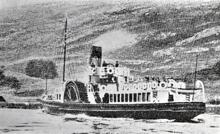 Paddle Steamer on canal