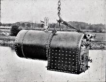 Boiler for steam launch Dragonfly