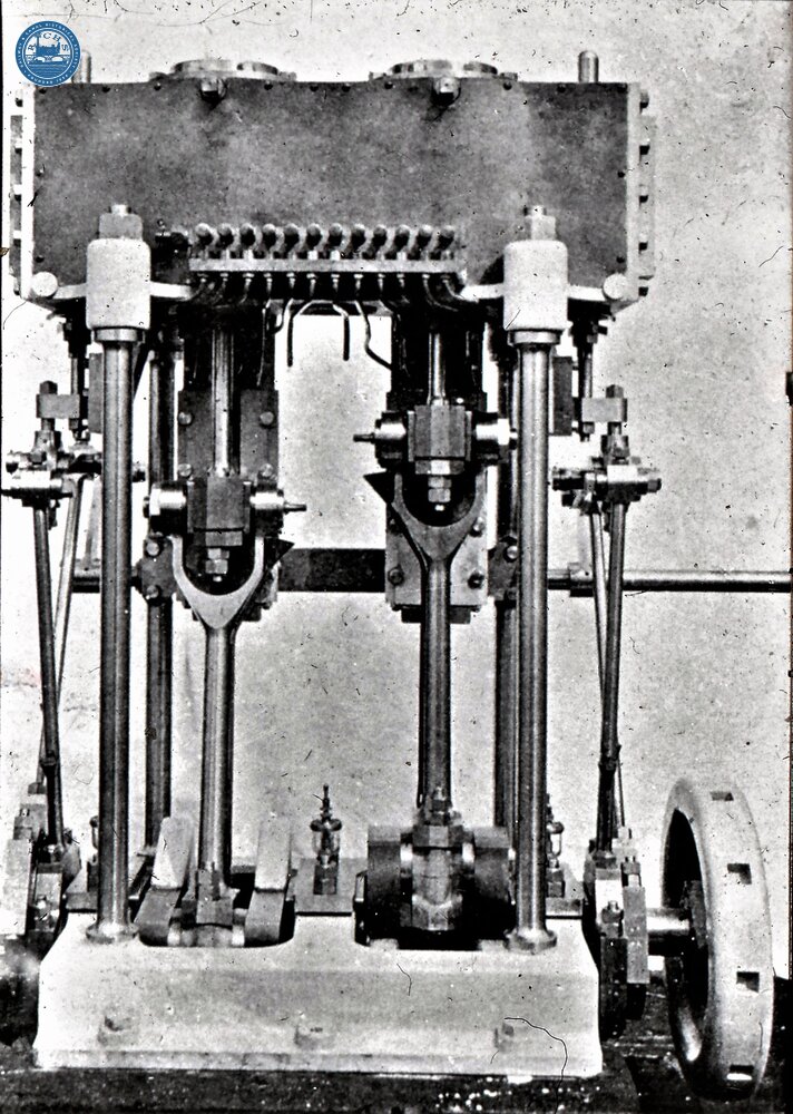 Steam engine for steam launch Dragonfly.