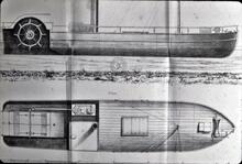  Forth & Clyde Canal Cyclops steam stern wheel tug. 1830