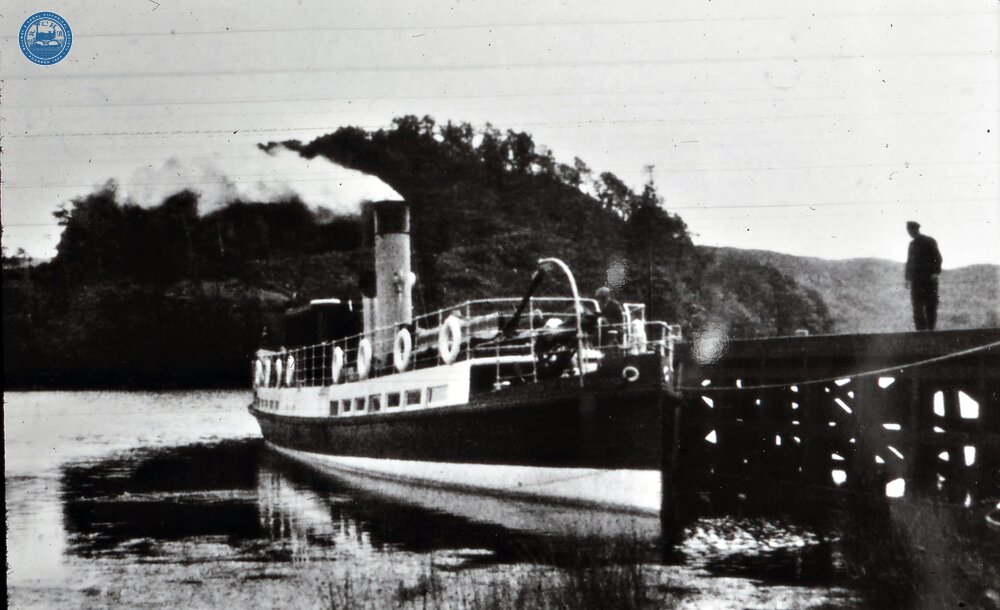 Countess of Bredalbane, Ford Pier, Loch Awe. 1933