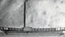 Vessel E  River Clyde. 1814