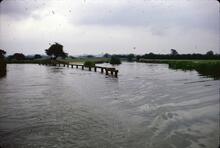 Weir on River Trent, Alrewas, Trent & Mersey Canal