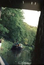 Caldon Canal. Possibly Flint Mill Lock. 1975