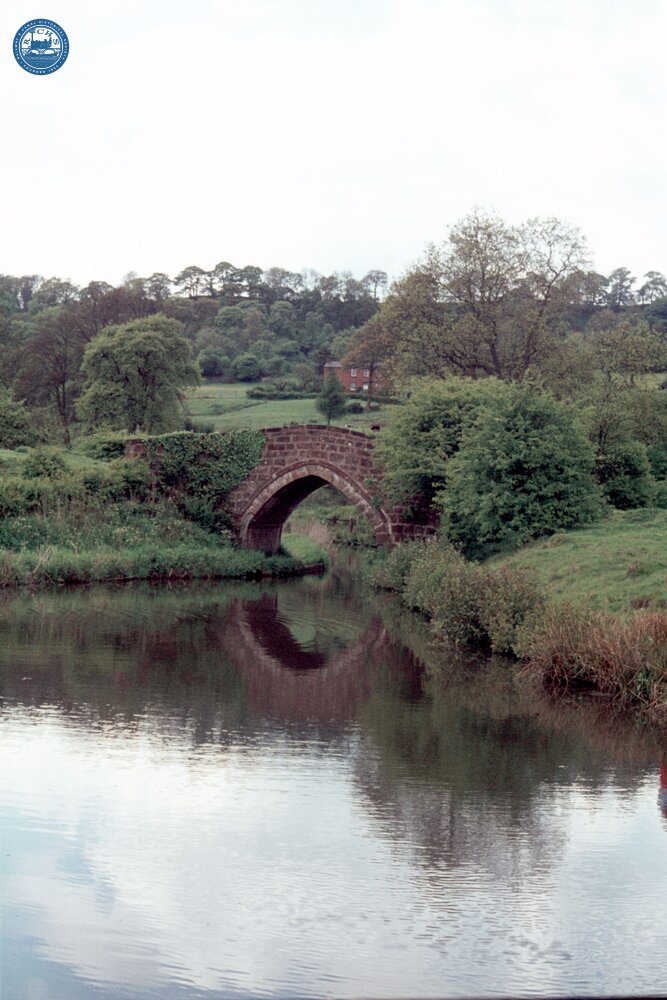 Caldon Canal. Cherry Eye Bridge, May 1975