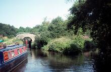 Oakmeadow Ford Lock, Caldon Canal, Aug 1992