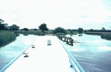 River Trent weir, Alrewas , Trent & Mersey Canal, Aug 1966