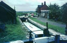 Wychnor Lock, Trent & Mersey Canal, Aug 1966