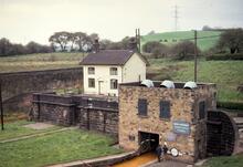 Harecastle tunnel, South portal & house. 01 May 1971