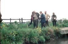 Towpath walkers near Trent