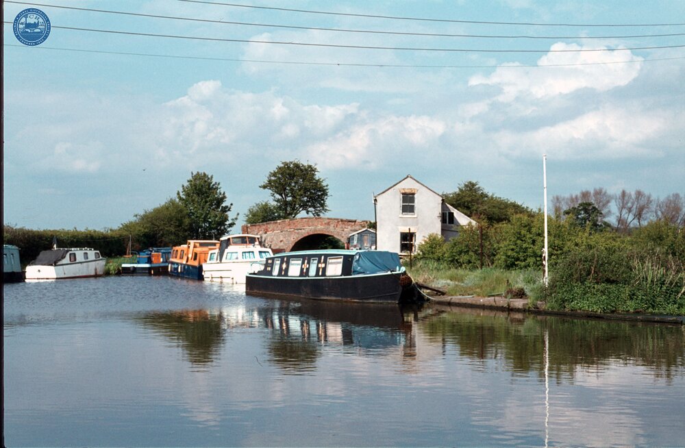 Swarkestone Junction between the Trent and Mersey and Derby Canals, May 1979