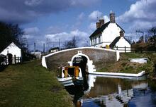 Colwich Lock, Trent and Mersey Canal, Apr 1962