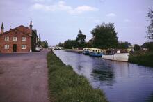 Fradley Junction from north, Trent & Mersey Canal, June 1965
