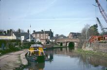 Bridge 95 and Lock 29, Stone, Trent and Mersey Canal, Apr 1982