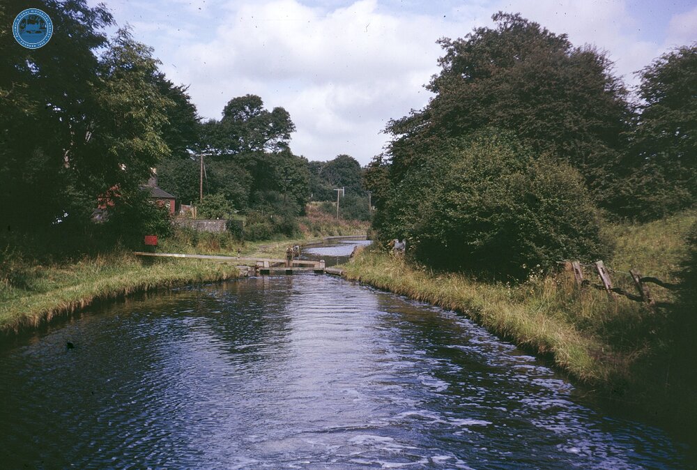 Dutton Stop Lock,  Trent & Mersey Canal, Aug 1965