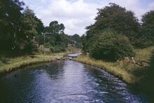 Dutton Stop Lock,  Trent & Mersey Canal, Aug 1965