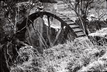 Elkstone Mill water wheel, Cotswolds.18/04/71 