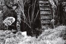 Elkstone Mill water wheel, Cotswolds.18/04/71 