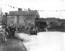 Ashby Canal. Moira. Opening of Canal Diversion. 23rd June 1919