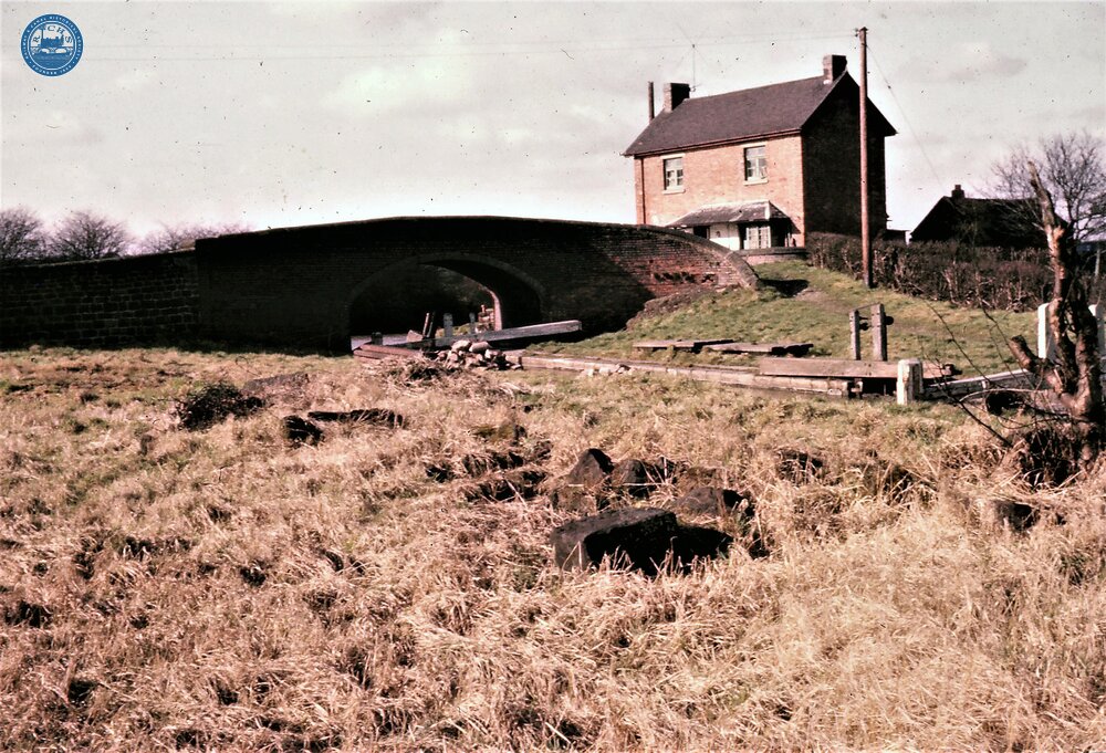 Bridge, toll house and stop lock at Marston Junction