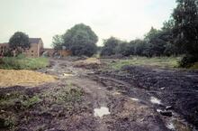 Ashby Canal. Moira. Derelict Canal Bed & Furnace. 1985