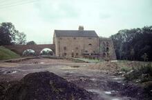 Ashby Canal. Moira. Derelict Canal Bed & Furnace. 1985