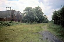 Ashby Canal. North of Snarestone. Pumping Station. 1985