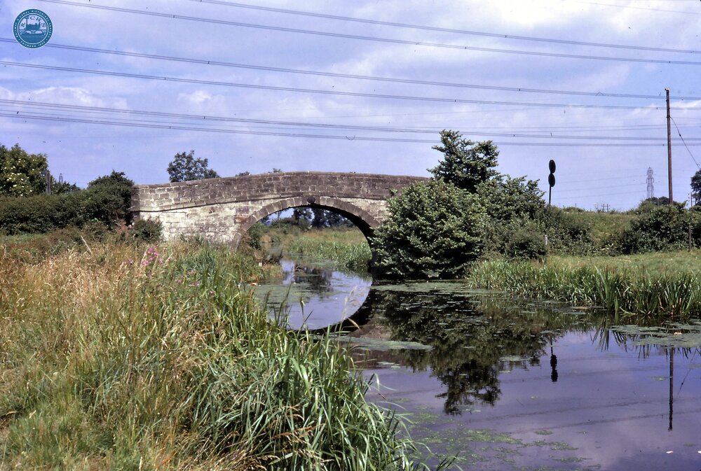 Ashby Canal. Burton Hastings. Bridge No 8 (Mill Bridge). 16 July 1967