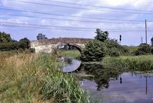 Ashby Canal. Burton Hastings. Bridge No 8 (Mill Bridge). 16 July 1967