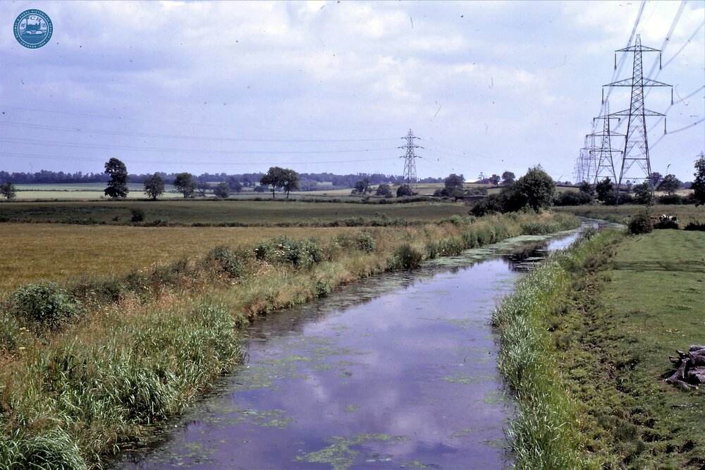 Ashby Canal. Burton Hastings. Northwest from Bridge 9. 16 July 1967