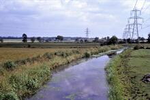Ashby Canal. Burton Hastings. Northwest from Bridge 9. 16 July 1967
