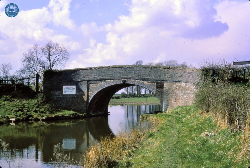 Ashby Canal. Shackerstone. Bridge 53 (Town Bridge). 31 March 1967
