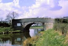 Ashby Canal. Shackerstone. Bridge 53 (Town Bridge). 31 March 1967