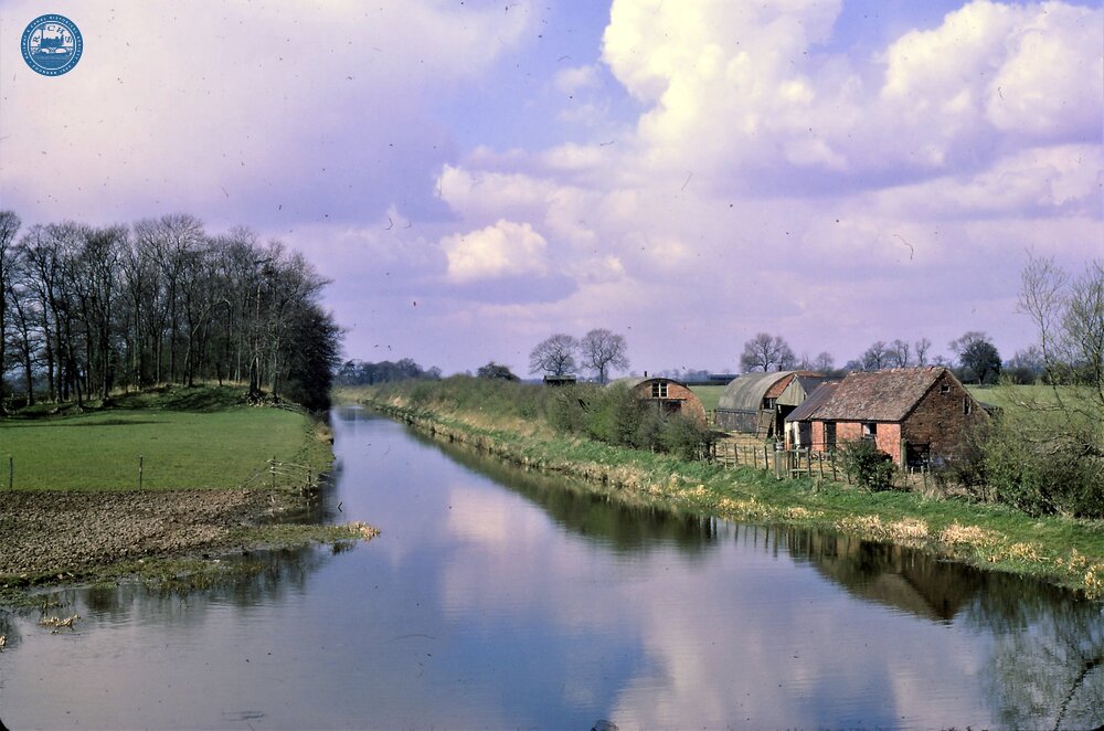 Ashby Canal. Shackerstone. View north from Bridge 53. 31 March 1967