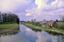 Ashby Canal. Shackerstone. View north from Bridge 53. 31 March 1967